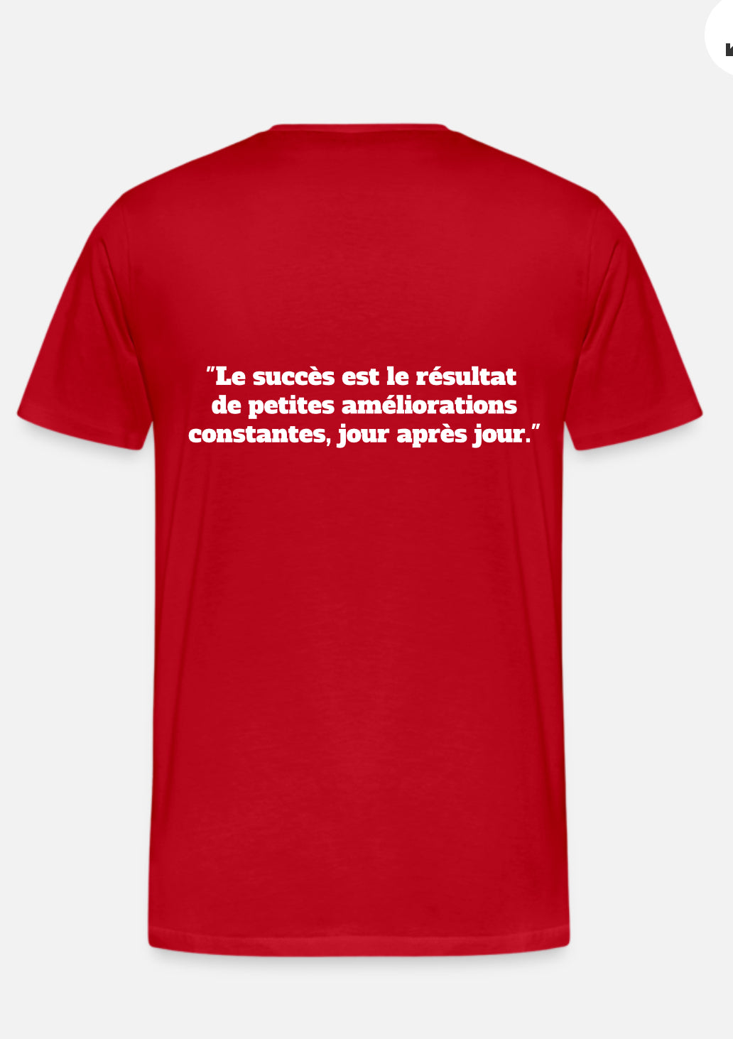 T-SHIRT KAIZEN ROUGE